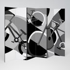 BIKE ENERGY Dekorativer Paravent - 6-teilig