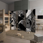 BIKE ENERGY Dekorativer Paravent - 6-teilig