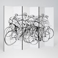 CYCLING COMPETITION 6-teiliger Paravent