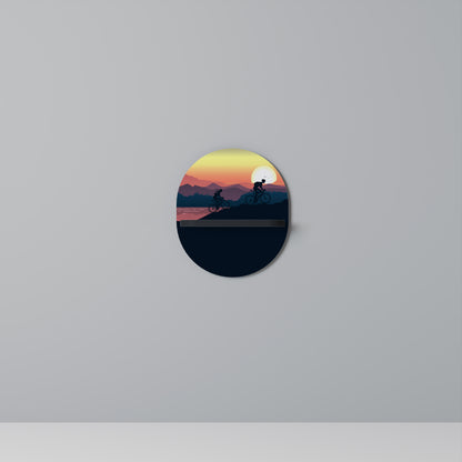 CYCLING HORIZON Art Shelf