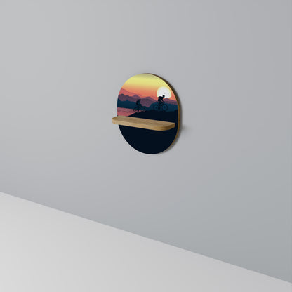 CYCLING HORIZON Art Shelf