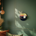 CYCLING HORIZON Rundes Kunstregal in Schwarz