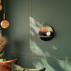 CYCLING HORIZON Rundes Kunstregal in Eiche-Optik