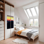 CYCLING HORIZON Selbstklebendes Poster - Hochformat