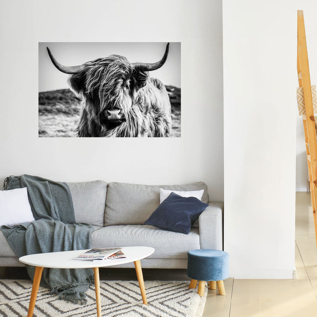 WILD SPIRIT REFLECTED Peel and Stick Horizontal Poster