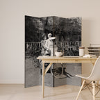 RIDING THROUGH TIME Dekorativer Paravent - 4-teilig