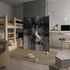 RIDING THROUGH TIME Dekorativer Paravent - 4-teilig