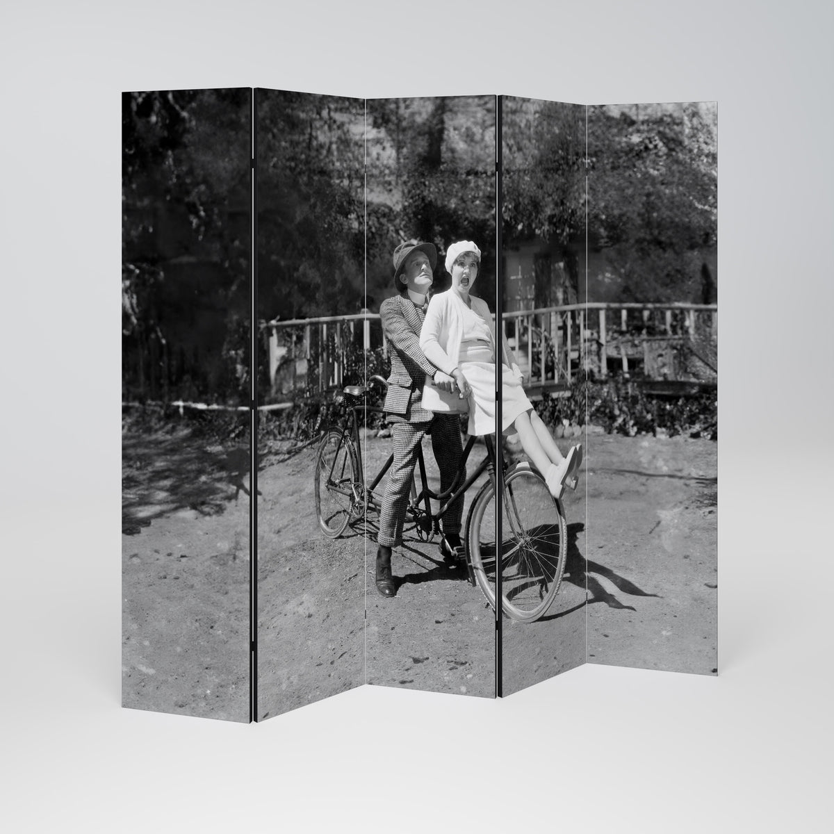 RIDING THROUGH TIME 5-teiliger Paravent