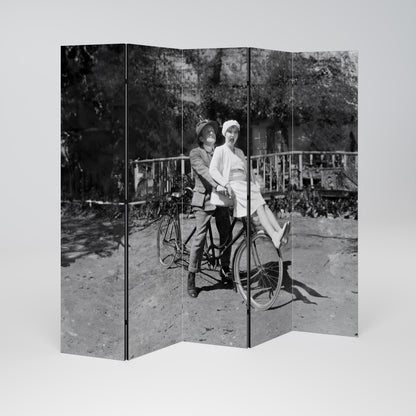 RIDING THROUGH TIME 5-teiliger Paravent