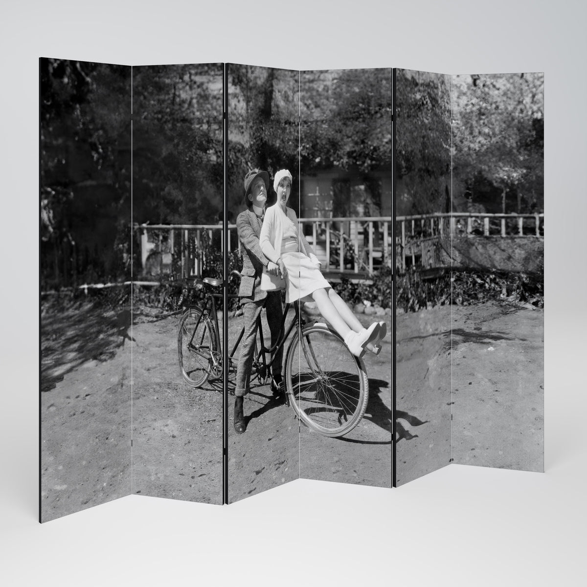 RIDING THROUGH TIME 6-teiliger Paravent