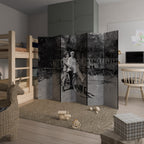 RIDING THROUGH TIME Dekorativer Paravent - 6-teilig