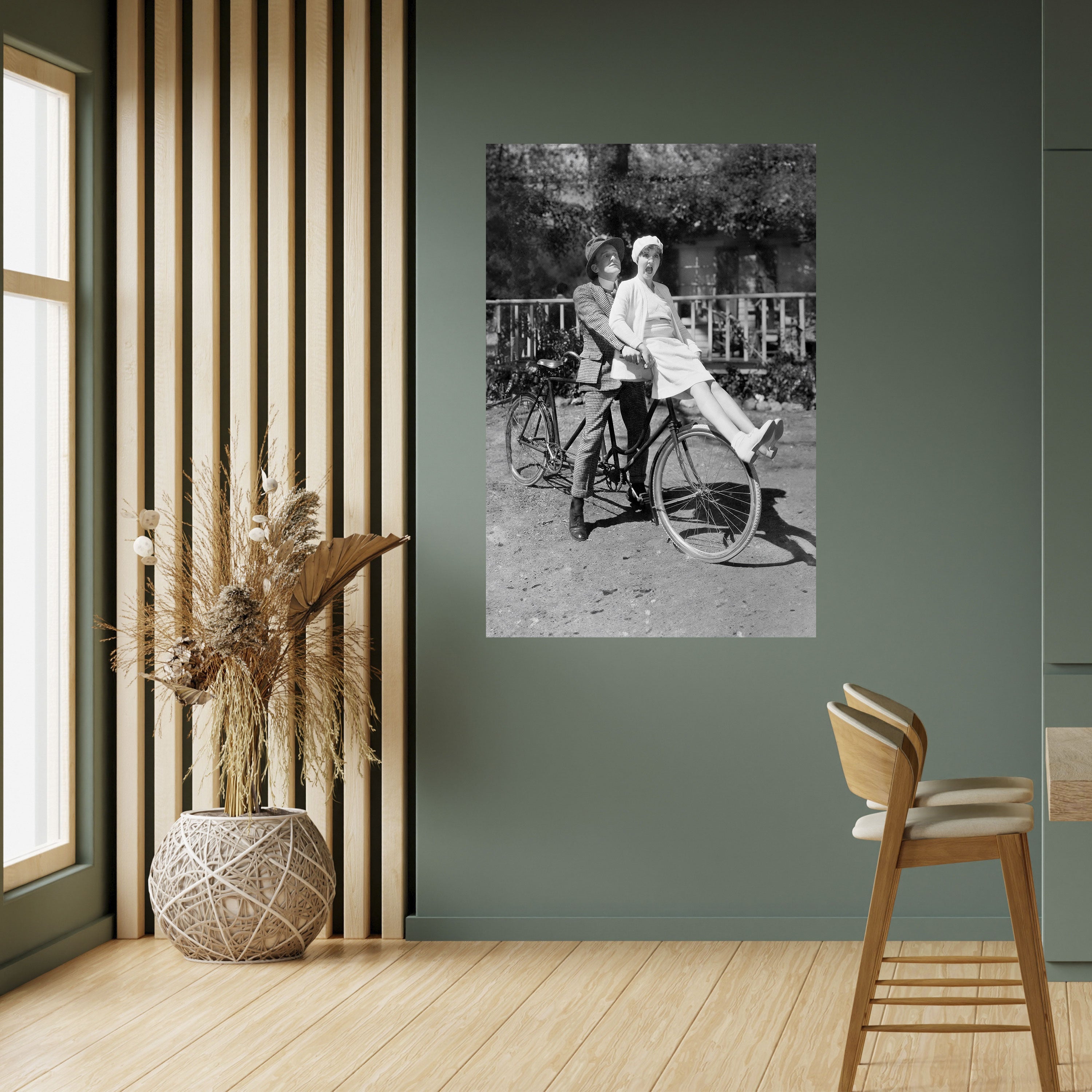 RIDING THROUGH TIME Vertikales Poster zum Abziehen und Aufkleben