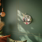 AUTUMN SUNDRIES Rundes Kunstregal in Schwarz