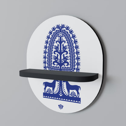 POLISH FOLK ART Dekoratives Wandregal