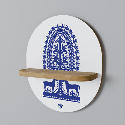 POLISH FOLK ART Dekoratives Wandregal