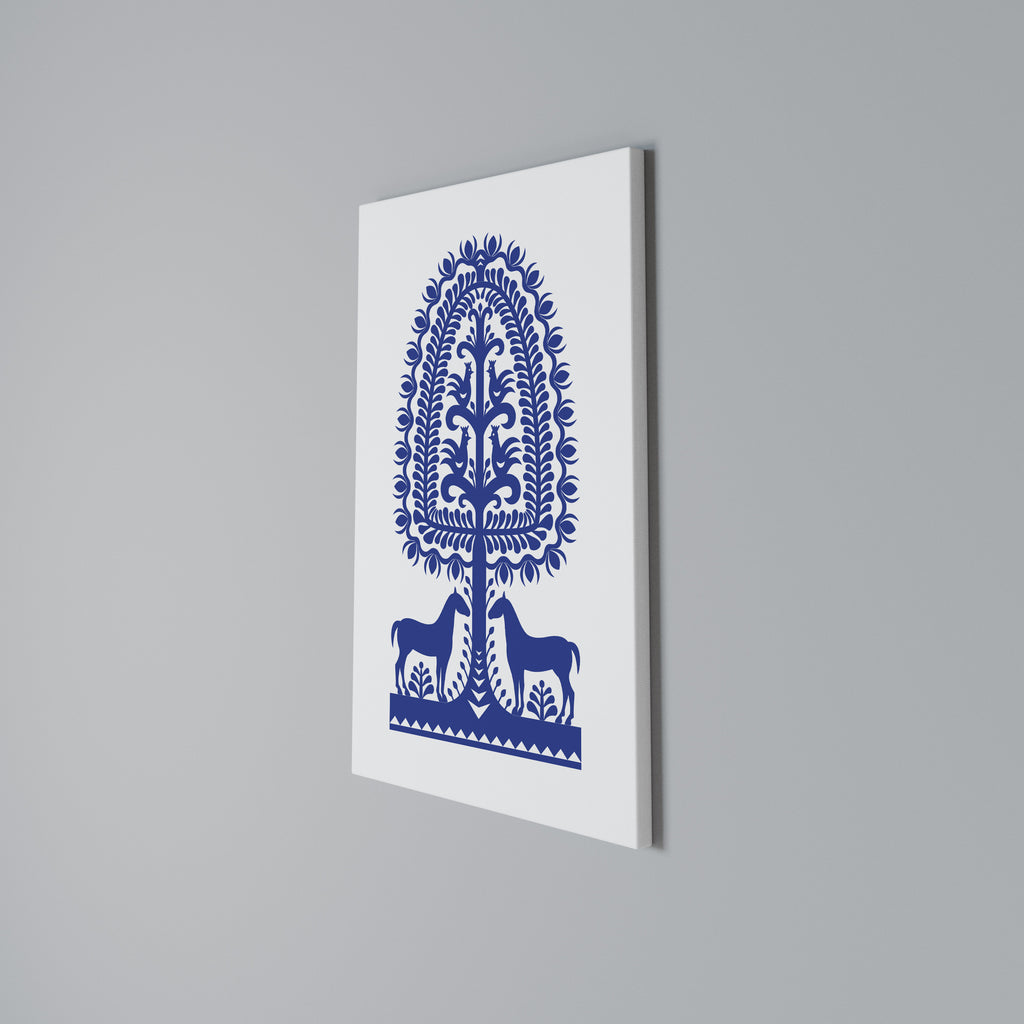 POLISH FOLK ART Vertical Canvas Print