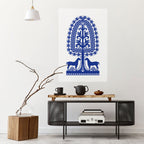 POLISH FOLK ART Selbstklebendes Poster - Hochformat