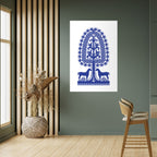 POLISH FOLK ART Selbstklebendes Poster - Hochformat