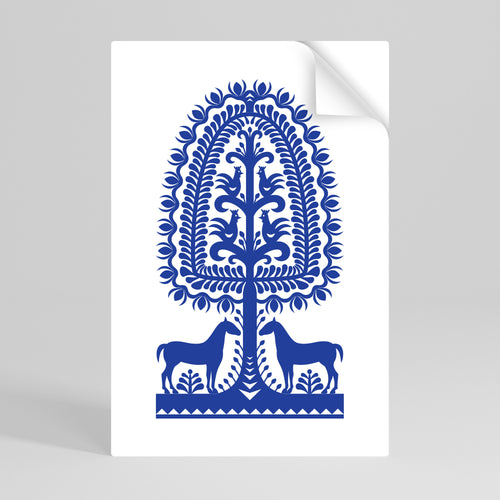 POLISH FOLK ART Selbstklebendes Poster - Hochformat
