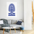 POLISH FOLK ART Selbstklebendes Poster - Hochformat