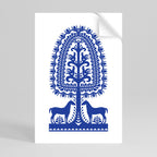 POLISH FOLK ART Selbstklebendes Poster - Hochformat