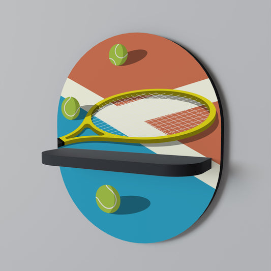 TENNIS ESSENTIALS Dekoratives Wandregal