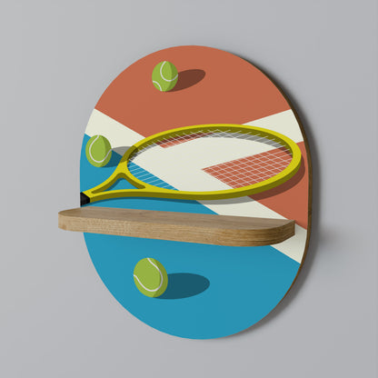 TENNIS ESSENTIALS Dekoratives Wandregal