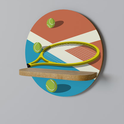 TENNIS ESSENTIALS Dekoratives Wandregal