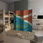 TENNIS ESSENTIALS Dekorativer Paravent - 5-teilig