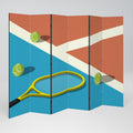 TENNIS ESSENTIALS Dekorativer Paravent - 6-teilig