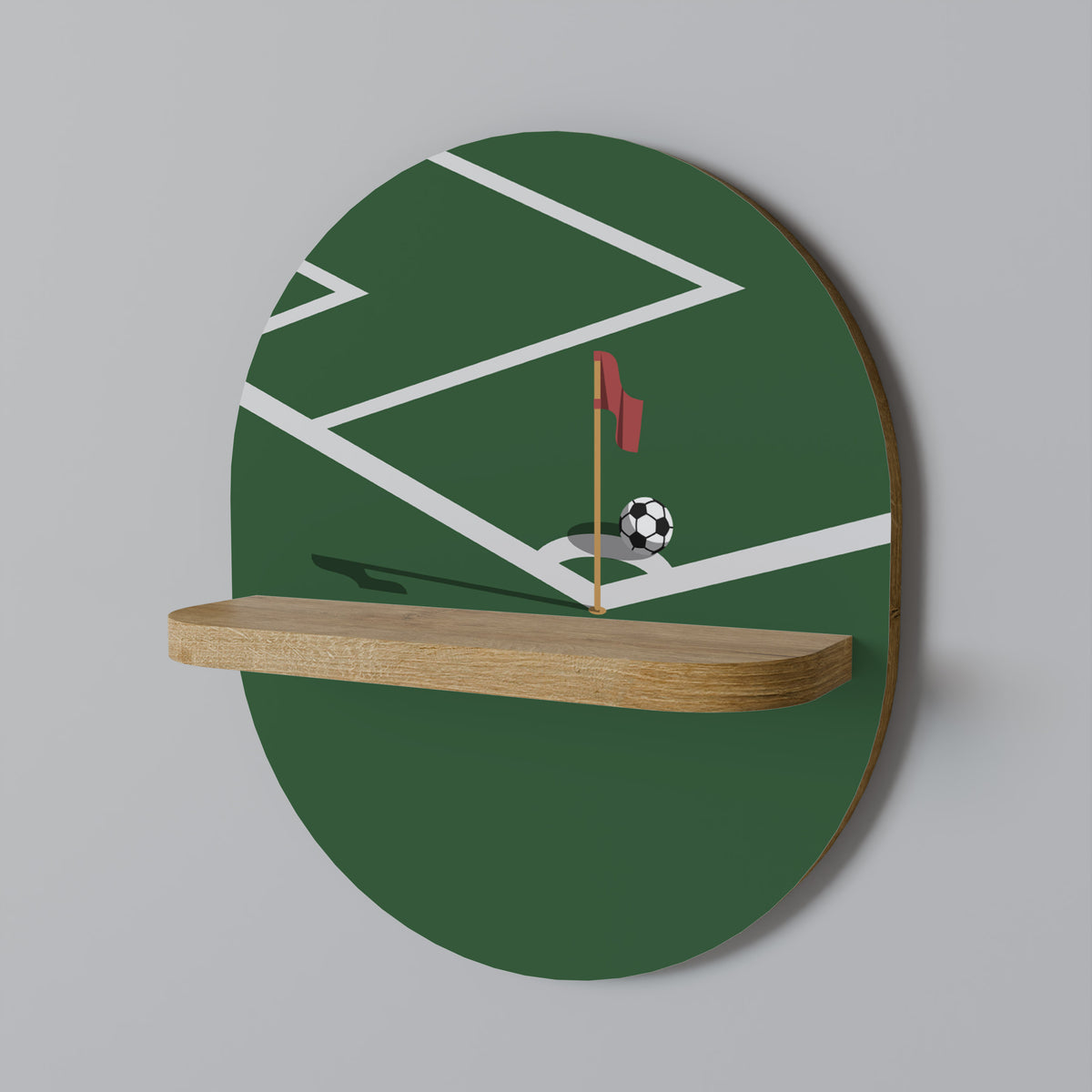 FOOTBALL ACTION Dekoratives Wandregal