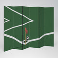 FOOTBALL ACTION 6-teiliger Paravent
