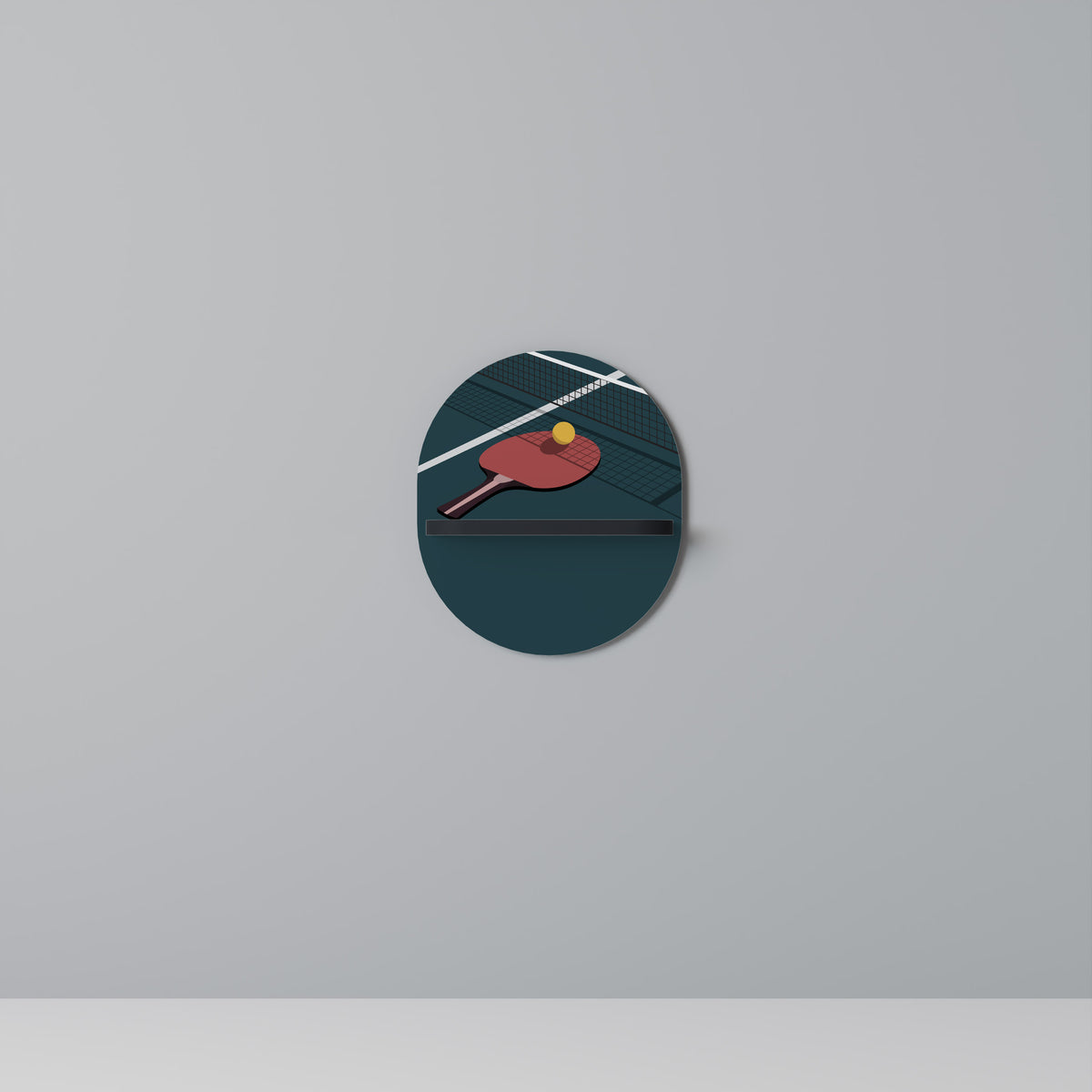 PING- PONG GAME Dekoratives Wandregal
