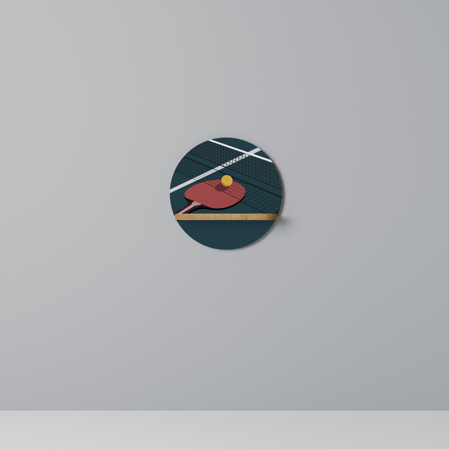 PING- PONG GAME Dekoratives Wandregal