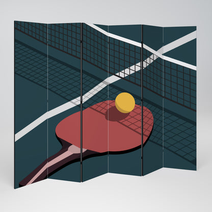 PING- PONG GAME 6-teiliger Paravent