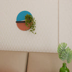 VOLLEYBALL TIME Oval Art Shelf In Black Finish