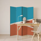 VOLLEYBALL TIME Dekorativer Paravent - 4-teilig