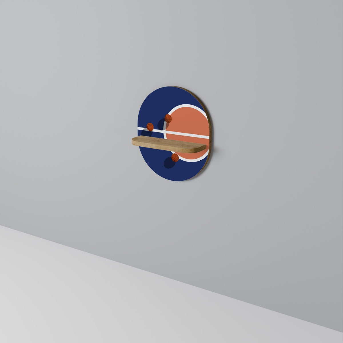 BASKETBALL CHALLENGE Dekoratives Wandregal