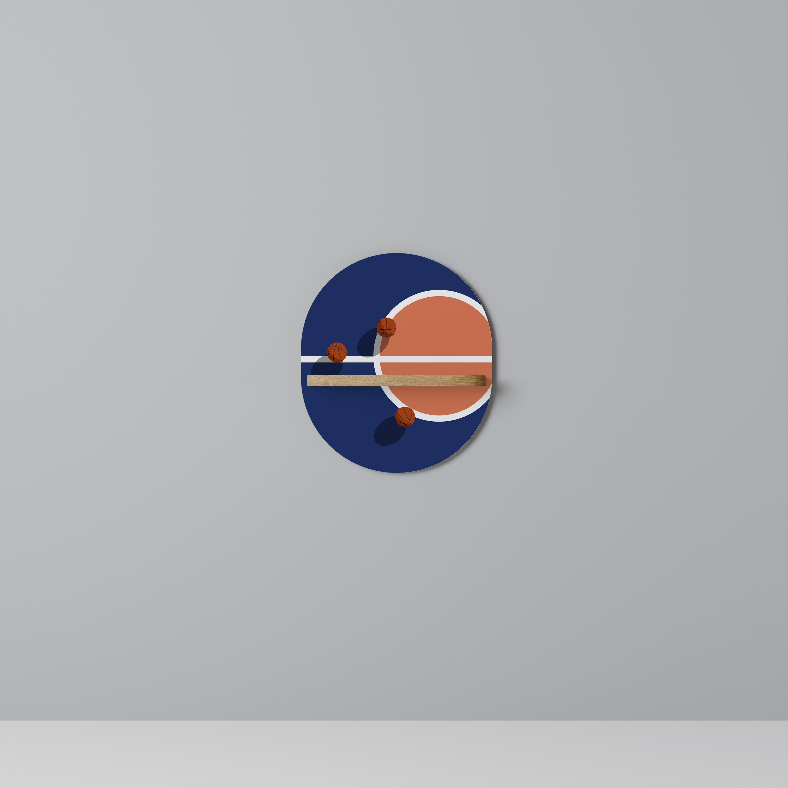 BASKETBALL CHALLENGE Dekoratives Wandregal