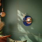 FAMOUS NUMBER 23 Oval Art Shelf In Black Finish