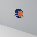 FAMOUS NUMBER 23 Rundes Kunstregal in Eiche-Optik