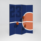 FAMOUS NUMBER 23 Dekorativer Paravent - 4-teilig