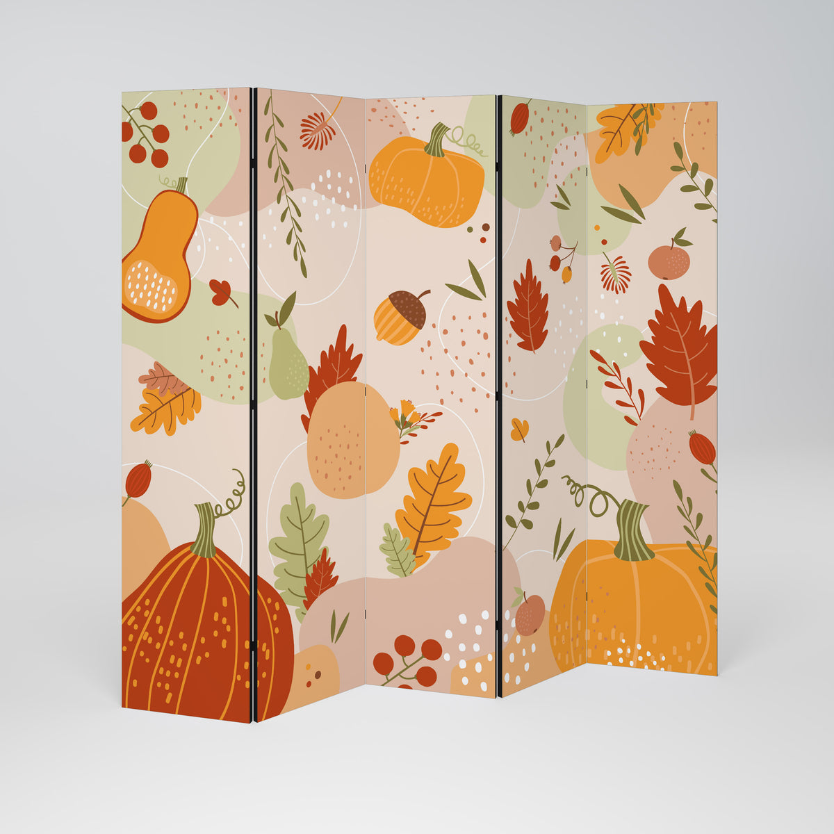 HELLO AUTUMN 5-teiliger Paravent