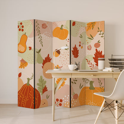 HELLO AUTUMN 5-teiliger Paravent