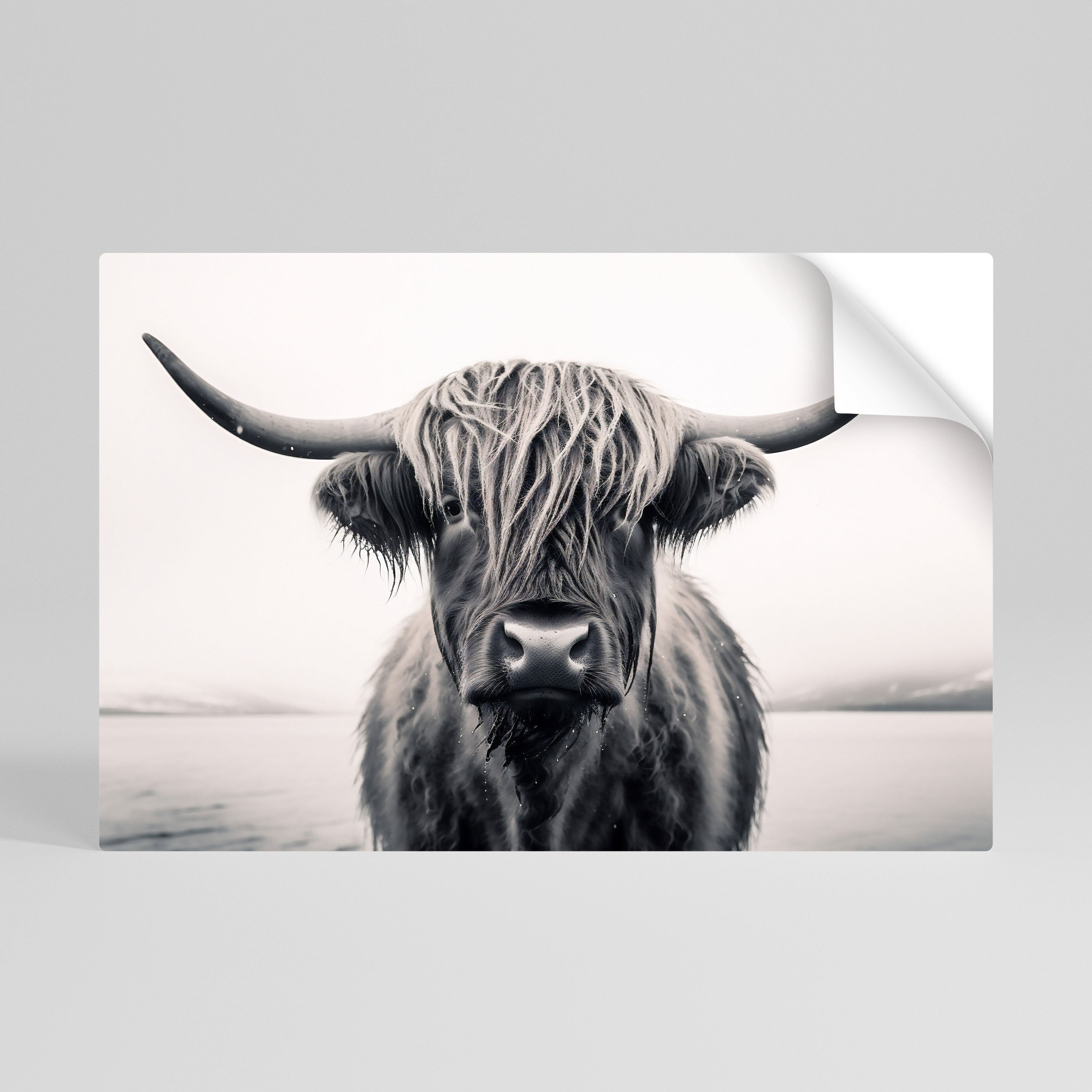 GENTLE GIANT STARE Selbstklebendes Horizontal-Poster