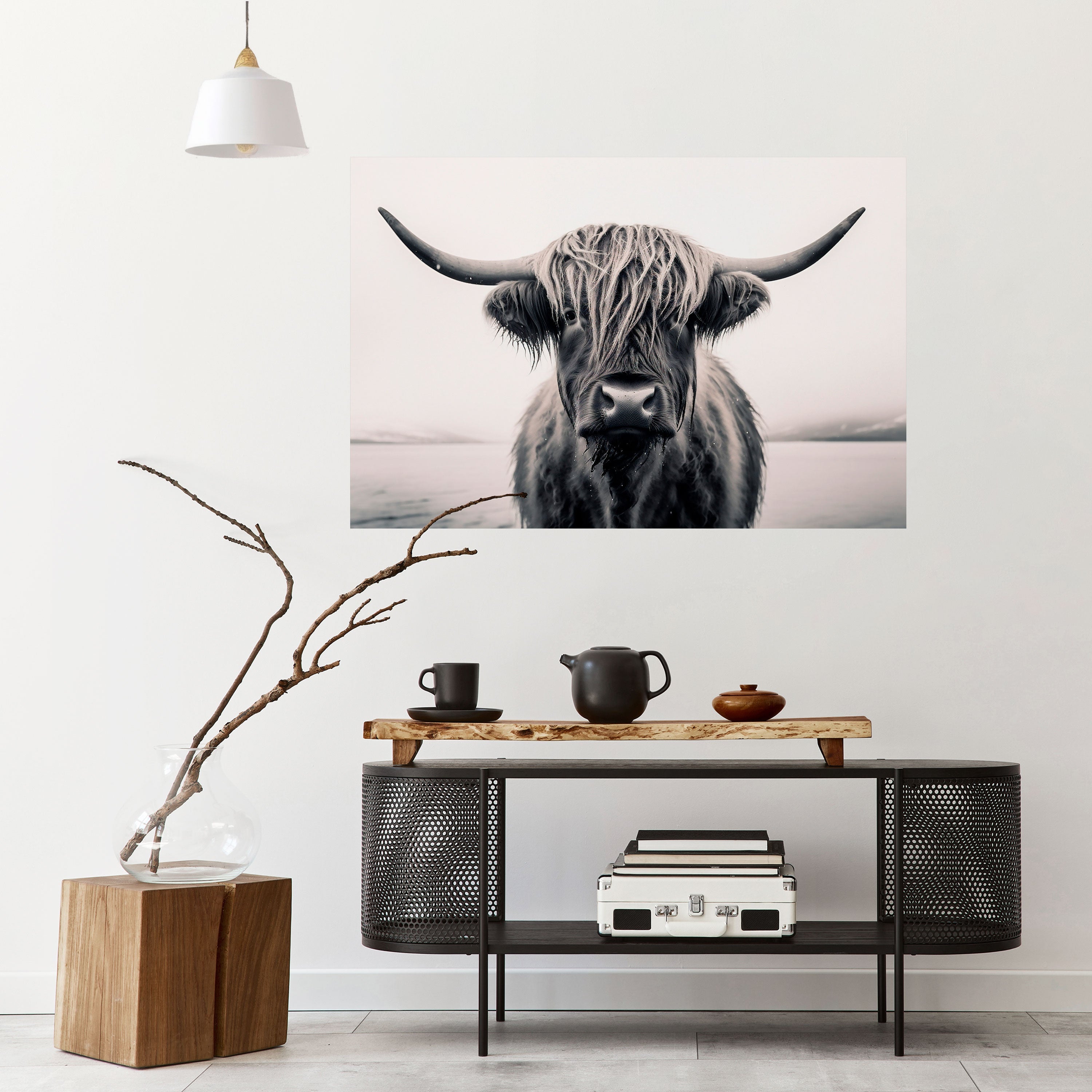 GENTLE GIANT STARE Selbstklebendes Horizontal-Poster