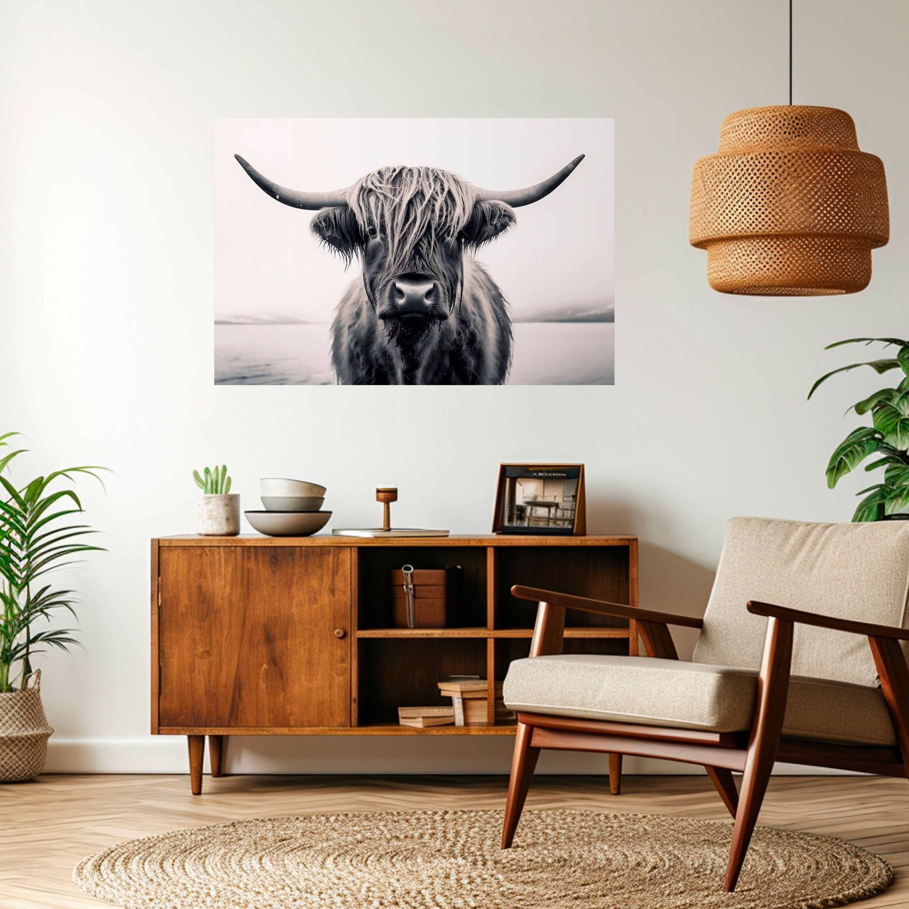 GENTLE GIANT STARE Selbstklebendes Horizontal-Poster