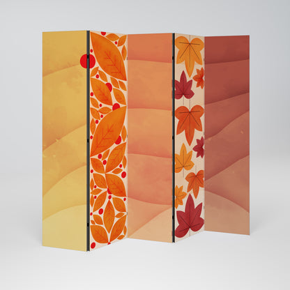 VIBRANT FALL FOLIAGE 5-teiliger Paravent