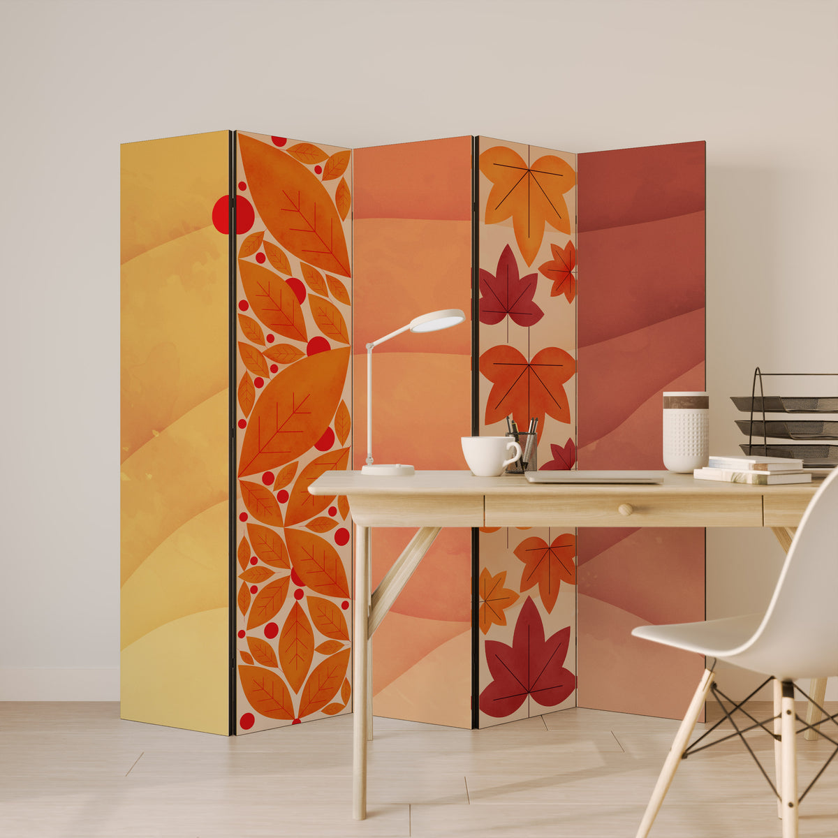 VIBRANT FALL FOLIAGE 5-teiliger Paravent
