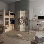 FOLIAGE ROWS 3-Panel Room Divider